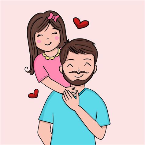 father with daughter drawing